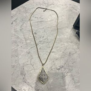 Kendra Scott necklace gold & silver